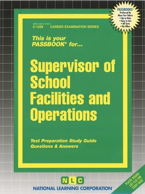 cover image of Supervisor of School Facilities and Operations